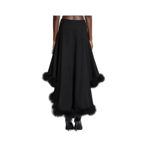 Trimmed Asymmetric Skirt