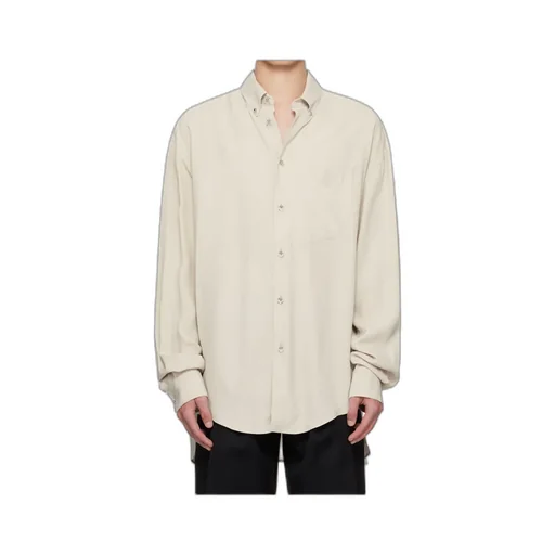 Buttoned Long-Sleeved Shirt