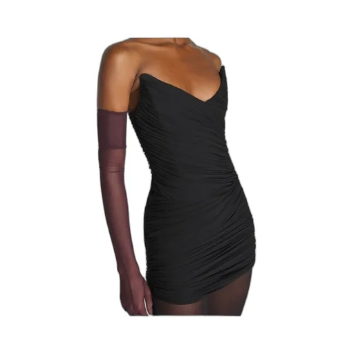 Draped Mini Dress