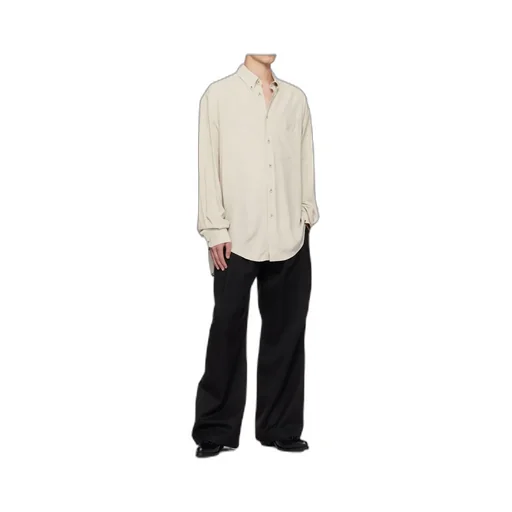 Buttoned Long-Sleeved Shirt