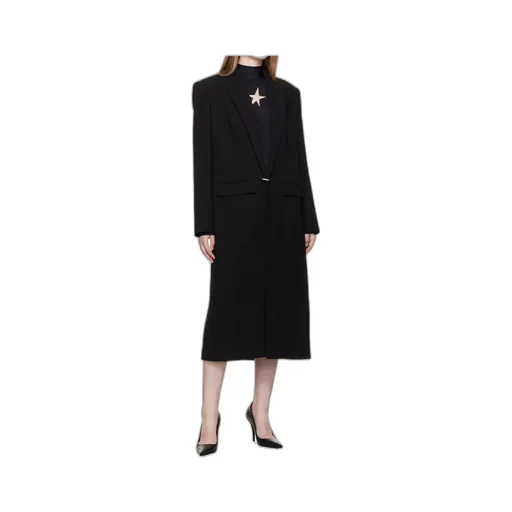 Single-Breasted Ring-Fastening Coat
