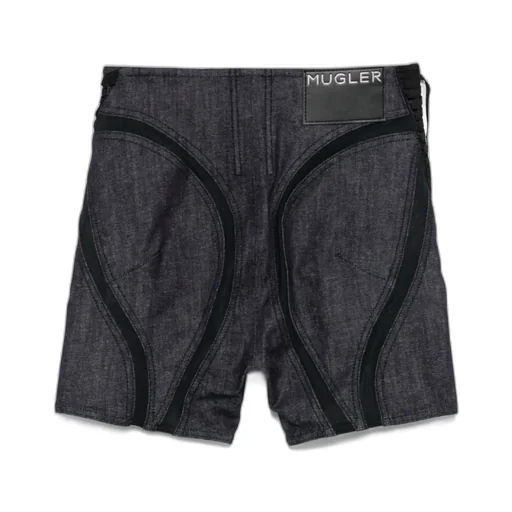 High-Waisted Zipped Shorts