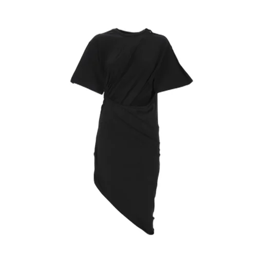 Asymmetric Ruched Dress
