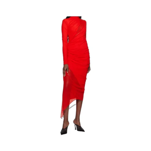Asymmetrical Double-Layered Dress
