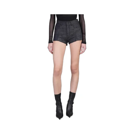 High-Waist Denim Shorts