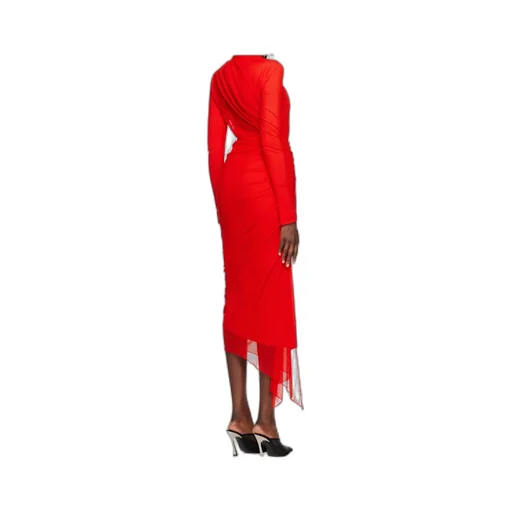 Asymmetrical Double-Layered Dress