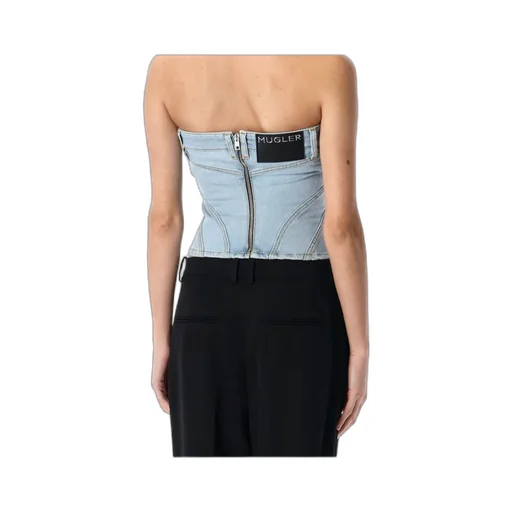 Denim Corset Top
