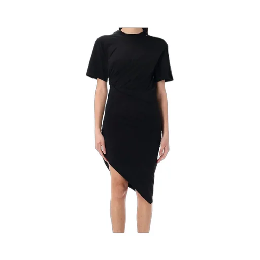 Draped Pierced Day Midi Dress