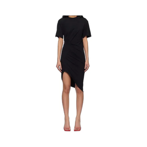 Asymmetric Ruched Dress