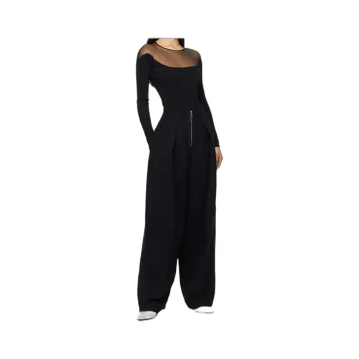 Sheer-Panelled Bodysuit