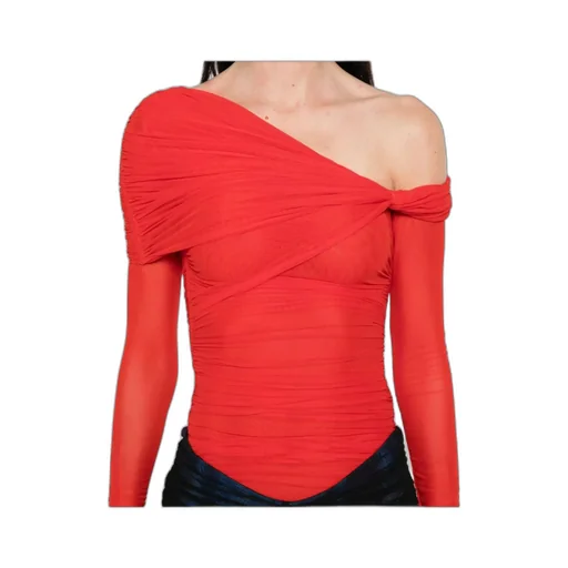Off-Shoulder Ruched Bodysuit