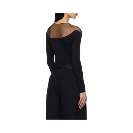 Sheer-Panelled Bodysuit