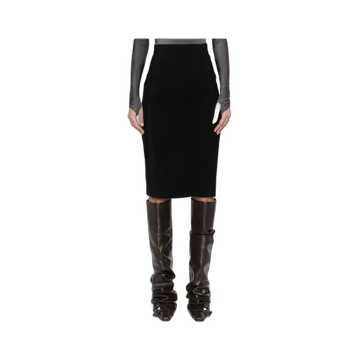 Cut-Out Midi Skirt