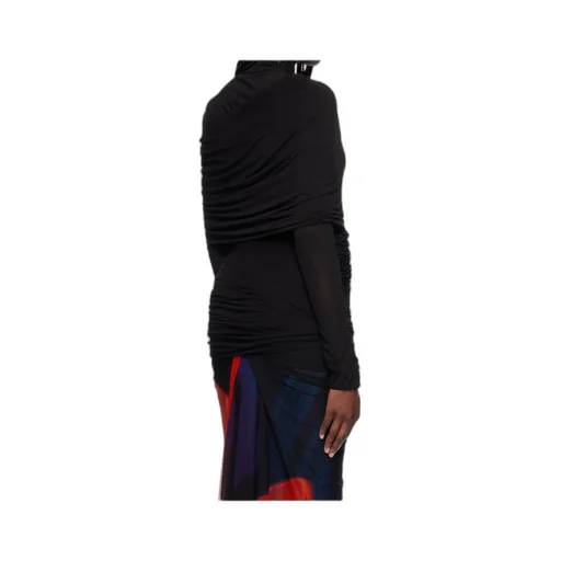Ruched Turtleneck Top