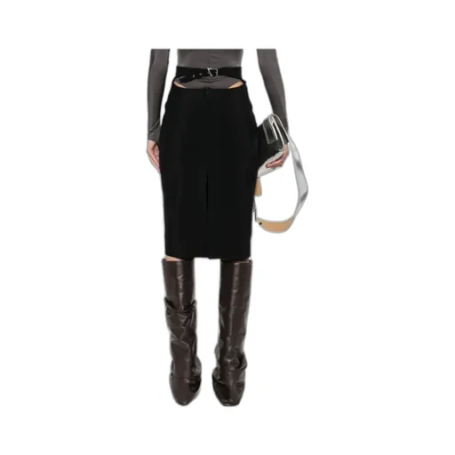 Cut-Out Midi Skirt