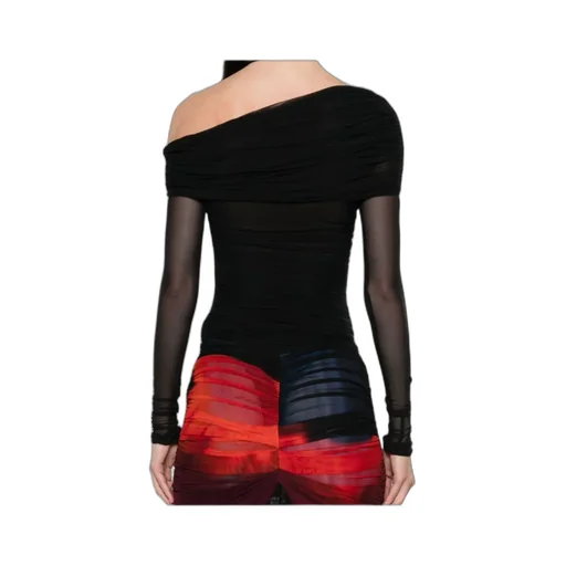 Off-Shoulder Ruched Bodysuit
