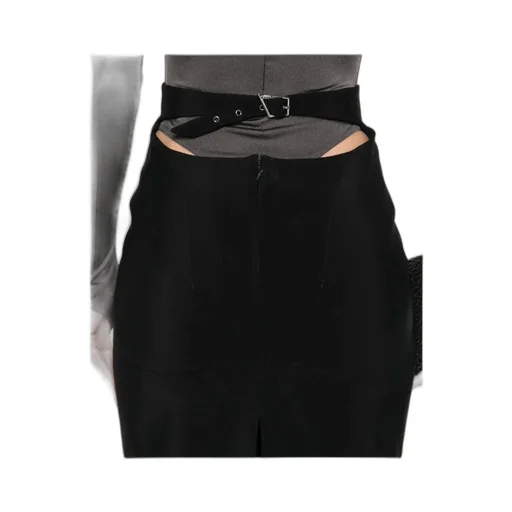 Cut-Out Midi Skirt