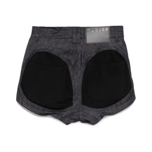 High-Waist Denim Shorts