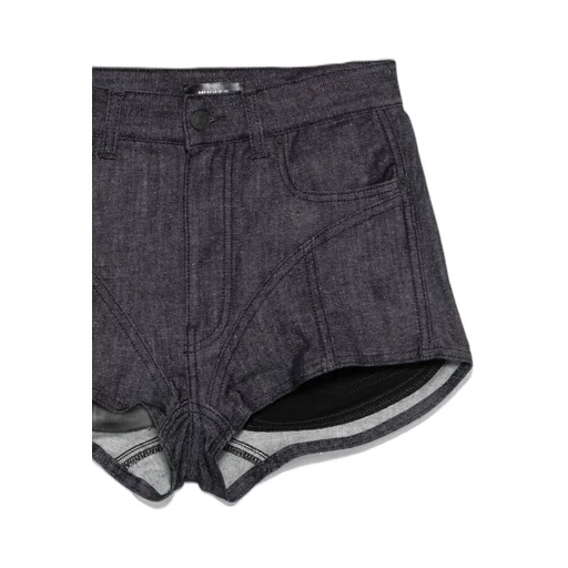 High-Waist Denim Shorts
