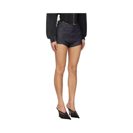 High-Waist Denim Shorts