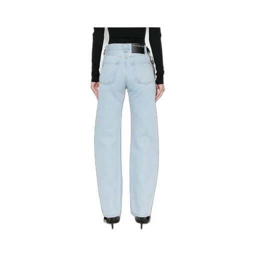 Lace-Up Denim Jeans
