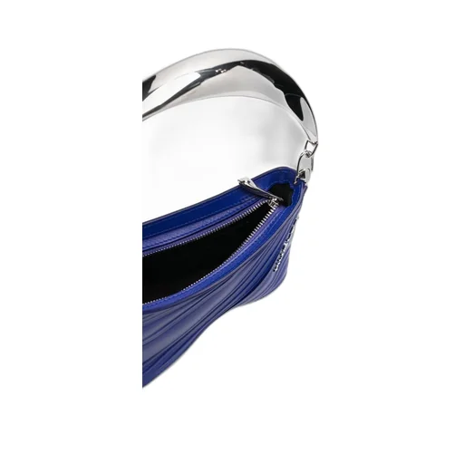 Logo Plaque Zipped Shoulder Bag