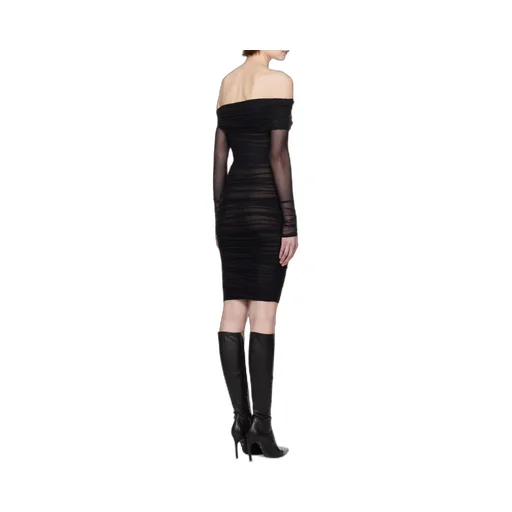 Off-Shoulder Ruched Dress