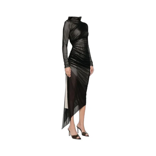 Asymmetrical Double-Layered Dress