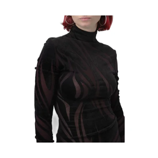 Sheer Chenille Minidress