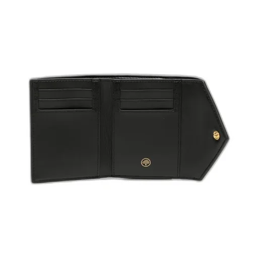 M Zipped Tri-Fold Leather Wallet