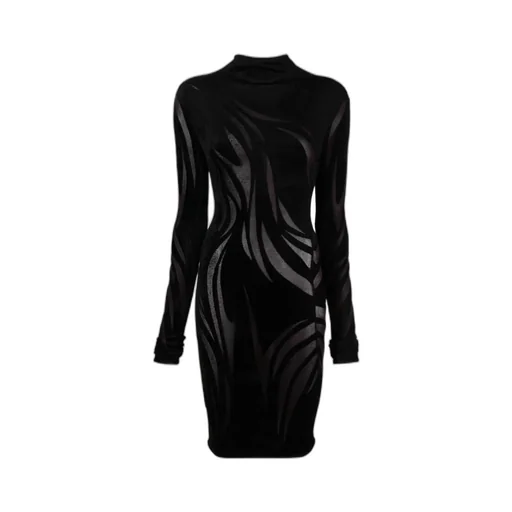 Sheer Chenille Minidress