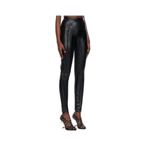 Embossed Detail Casual Pants