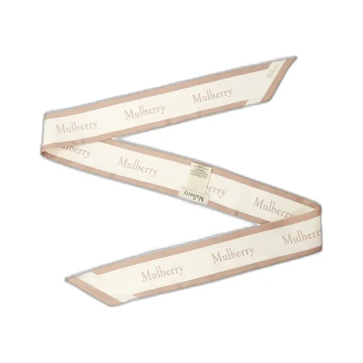Logo-Border Skinny Scarf