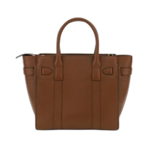 Bayswater Logo Detailed Zipped Small Tote Bag