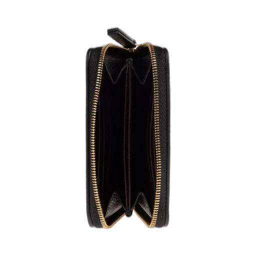 Logo Plaque Zipped Purse