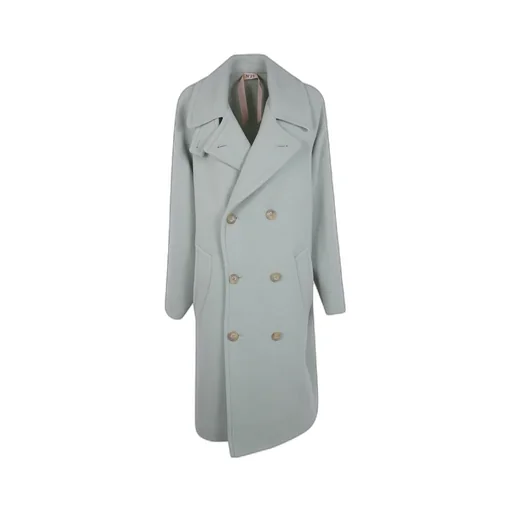 Double-Breasted Wool Coat