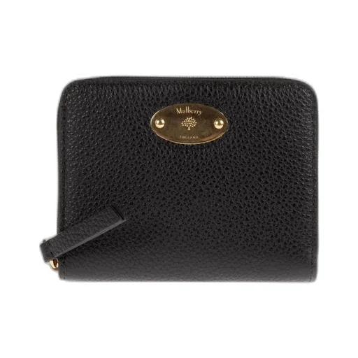 Logo Plaque Zipped Purse