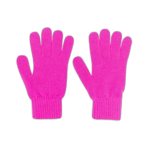 Embroidered-Logo Knitted Gloves