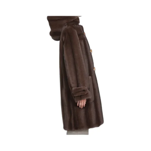 Faux Fur Montgomery Coat