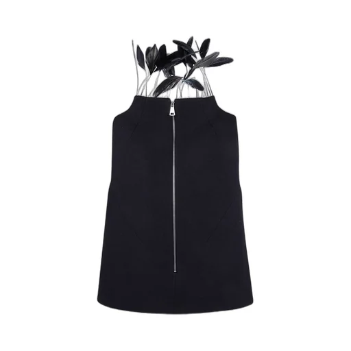 Feather-Detail Top