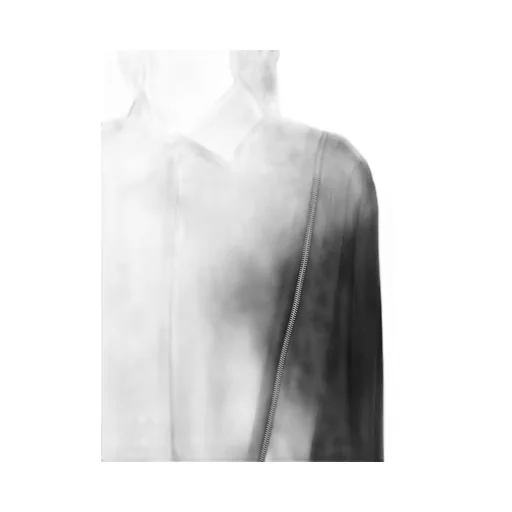 Zip-Detailed Long-Sleeved Straight Hem Shirt