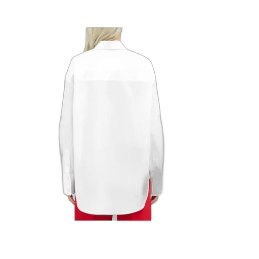 Embellished Curved Hem Shirt