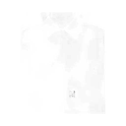Embellished Curved Hem Shirt