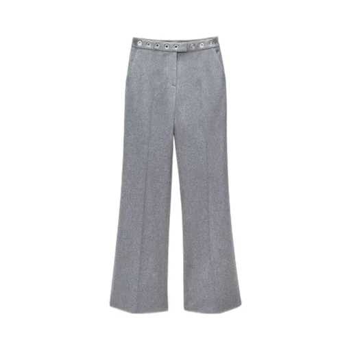 Eyelet-Detail Tailored Trousers