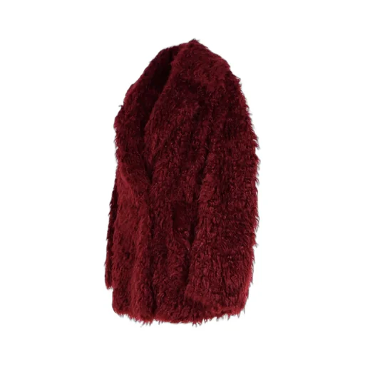 Long-Sleeved Single-Breasted Frayed Jacket