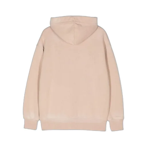 Logo Printed Straight Hem Hoodie