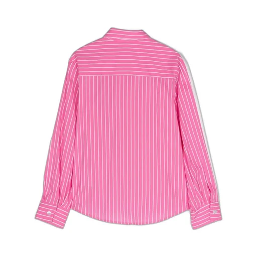 Striped Shirt With Butterfly Print