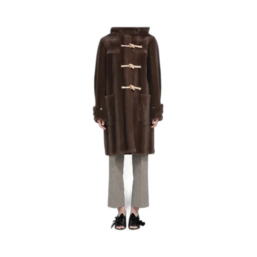 Faux Fur Montgomery Coat