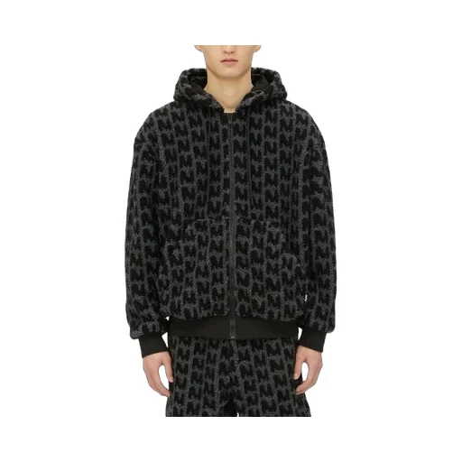 Towelled Finished Zipped Hoodie