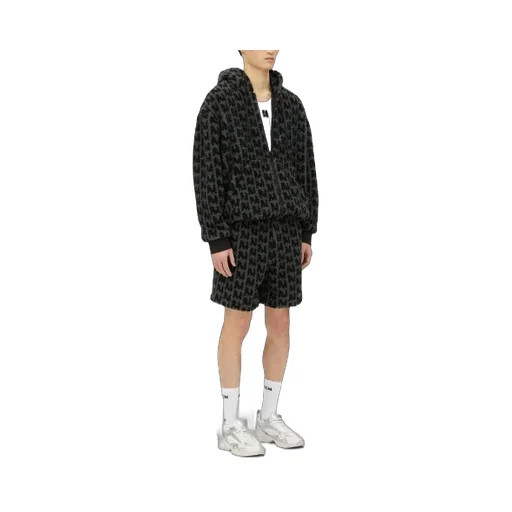 Towelled Finished Zipped Hoodie
